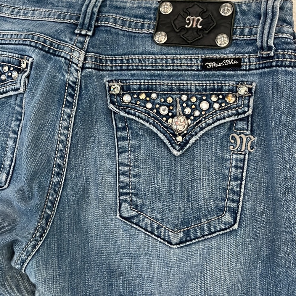 Miss Me Women’s Boot Jeans Plus Size 34 Color: Blue Style: JP5141BR Bootcut